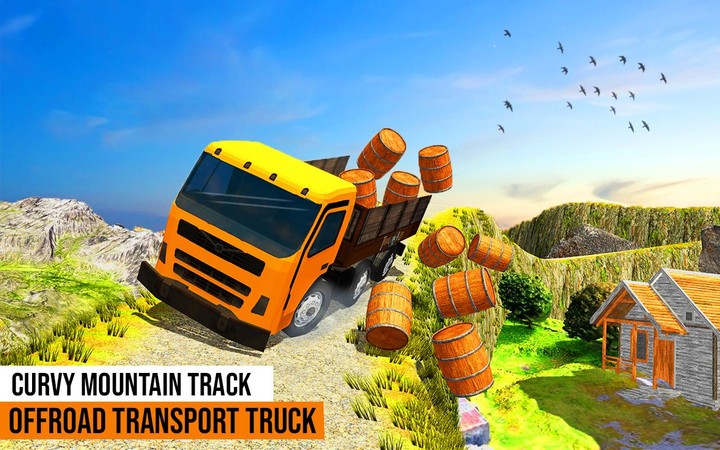 Transporter Truck Driving Sim screenshot image 1_Androidswiki.net