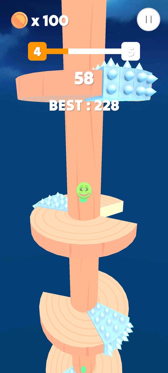 Sanic Ball : Helix Jump screenshot image 3_Androidswiki.net