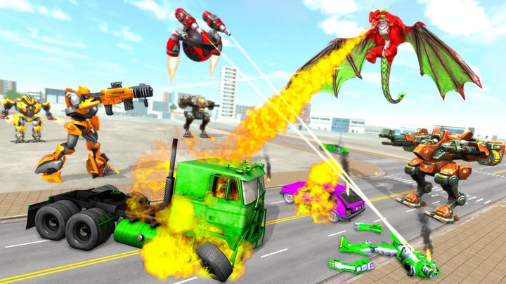 Mech Robot Car Transform Games screenshot image 8_Androidswiki.net