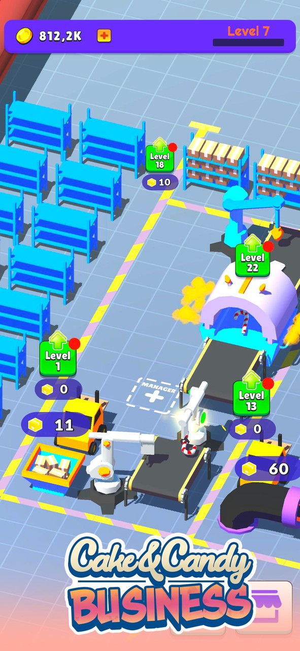 Idle Candy Factory - Tycoon screenshot image 4_Androidswiki.net