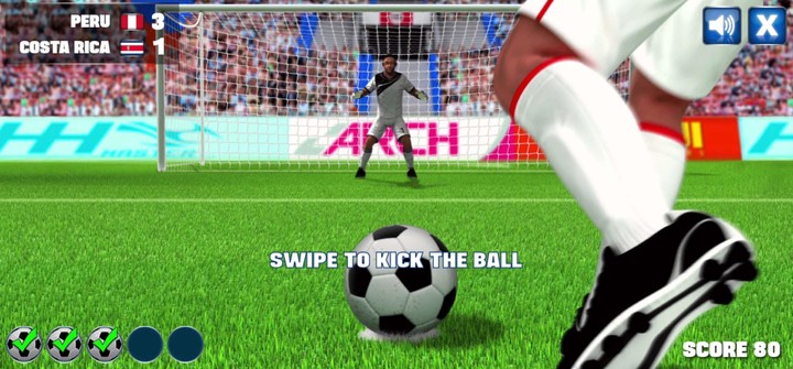 Penalty Kick: FA Soccer Star screenshot image 1_Androidswiki.net