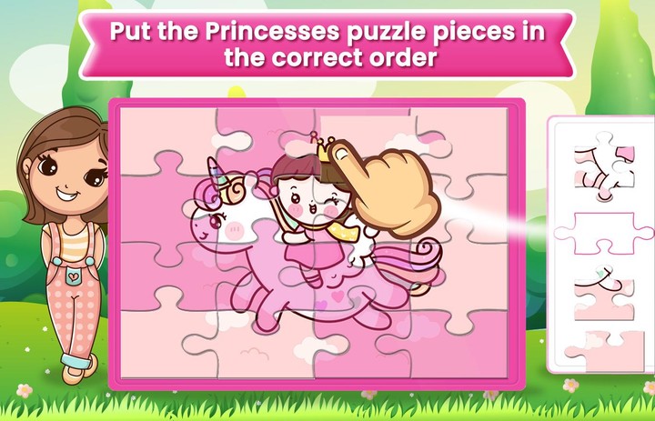 Girls Princess Jigsaw Puzzles screenshot image 1_Androidswiki.net
