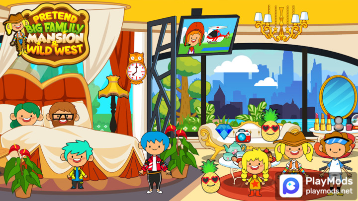 My Pretend Family Mansion<span>(unlock all content)</span> screenshot image 4_Androidswiki.net