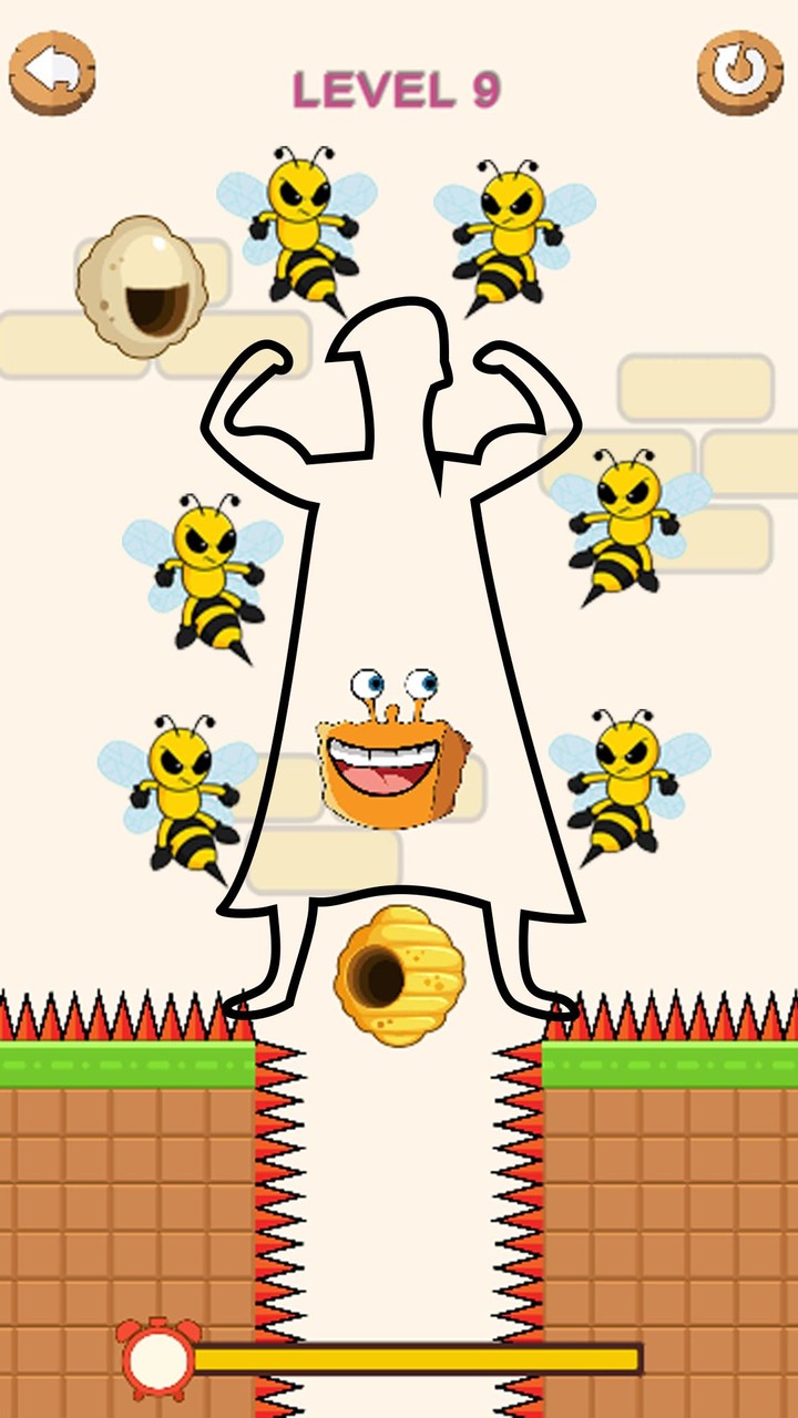 Save the Sponge : draw lines screenshot image 3_Androidswiki.net