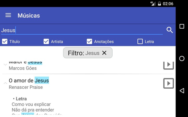 Holyrics screenshot image 15_Androidswiki.net