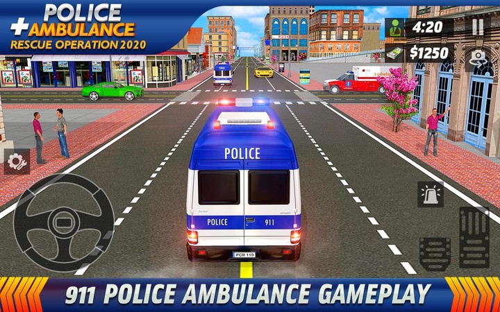 Police Ambulance Rescue Driver screenshot image 2_Androidswiki.net
