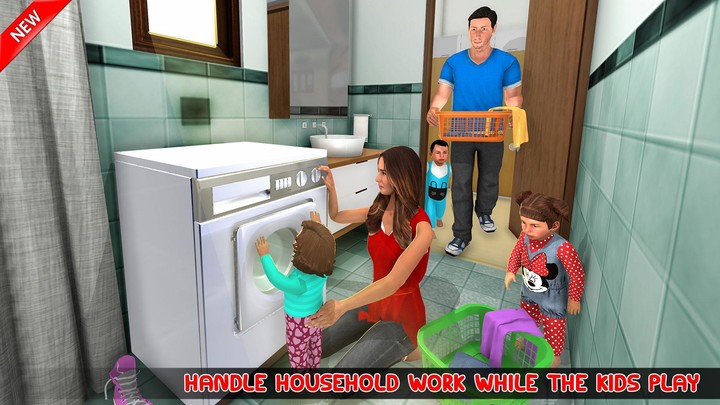 Mother Simulator Triplet Baby screenshot image 3_Androidswiki.net