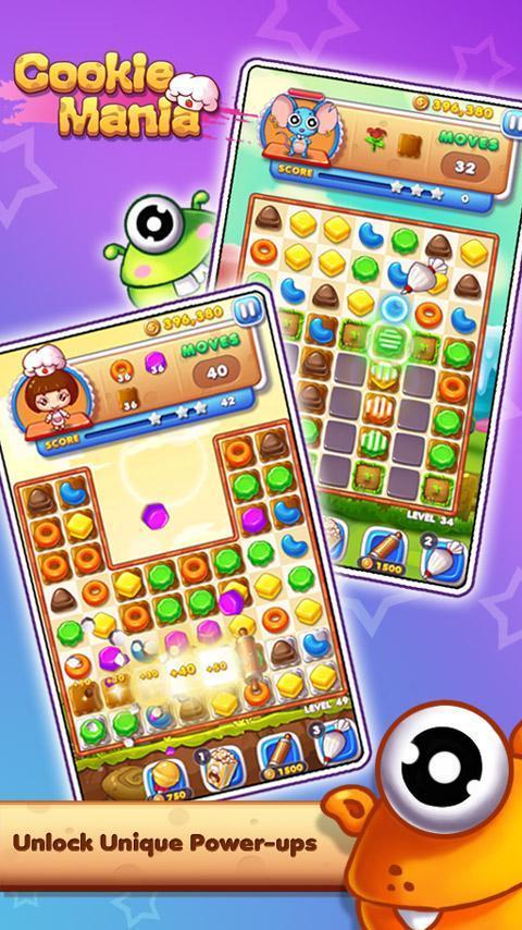 Cookie Mania - Match-3 Sweet G screenshot image 3_Androidswiki.net