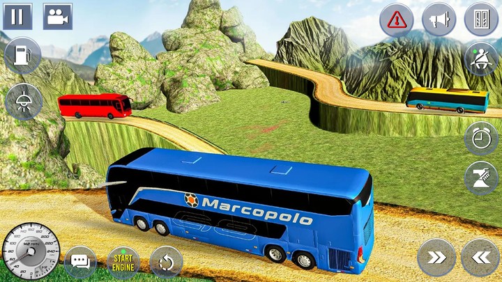 Coach Bus Simulator Racing Bus screenshot image 5_Androidswiki.net