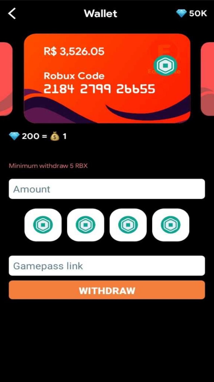 Robux Code screenshot image 24_Androidswiki.net