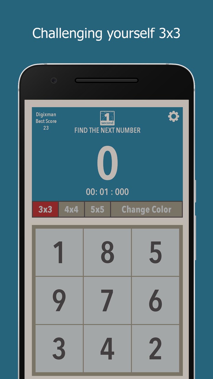 1Second: Number screenshot image 1_Androidswiki.net