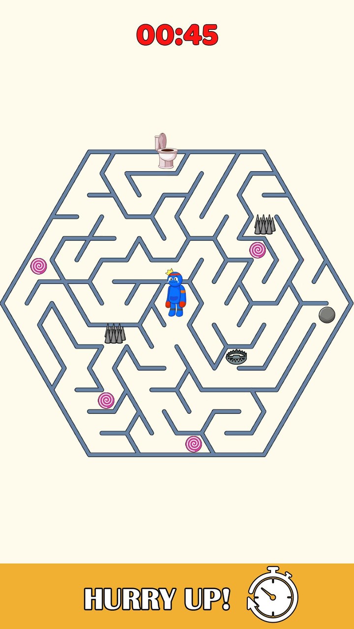 Rainbow Maze Escape Toilet screenshot image 5_Androidswiki.net