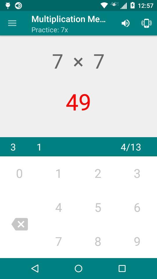 Multiplication Memorizer screenshot image 5_Androidswiki.net