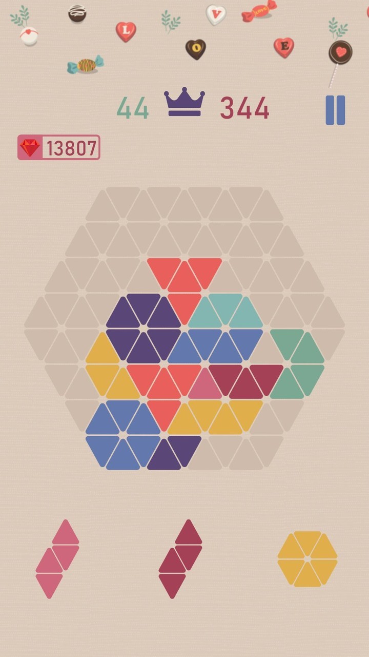 Trigon : Triangle Block Puzzle screenshot image 3_Androidswiki.net