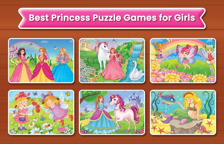 Girls Princess Jigsaw Puzzles screenshot image 2_Androidswiki.net