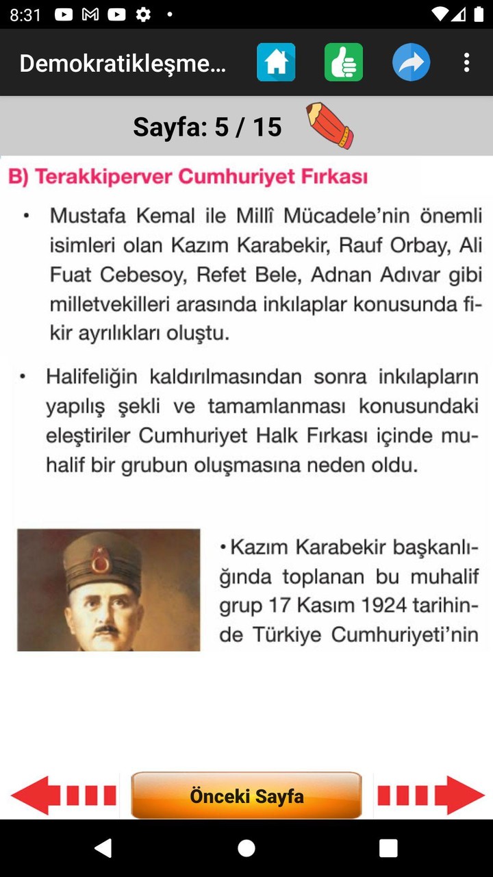 8. Sınıf İnkılap Tarihi Lgs te screenshot image 2_Androidswiki.net