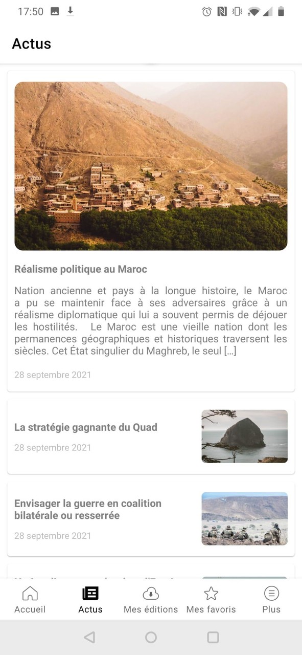 Revue Conflits screenshot image 5_Androidswiki.net