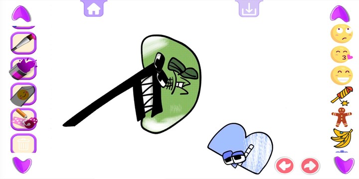 Alphabet Lore Coloring Game screenshot image 2_Androidswiki.net