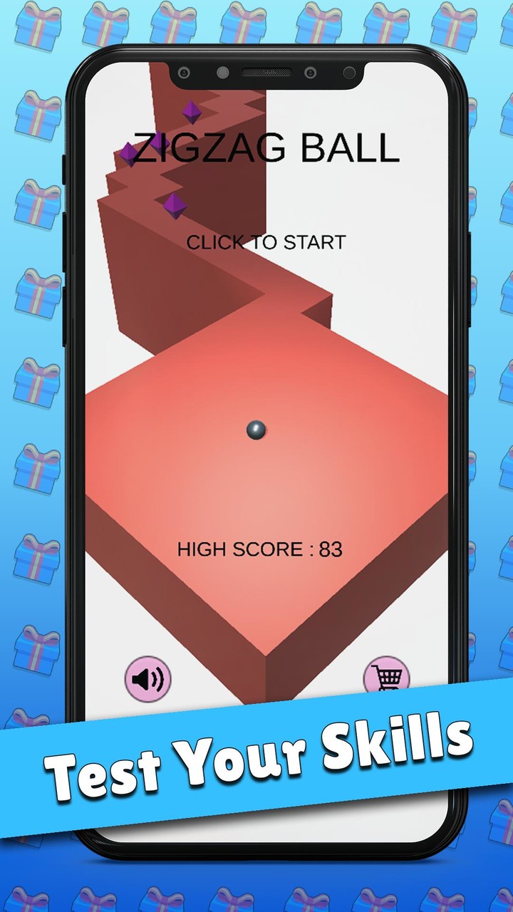 ZigZag Ball - Stay On Platform screenshot image 1_Androidswiki.net