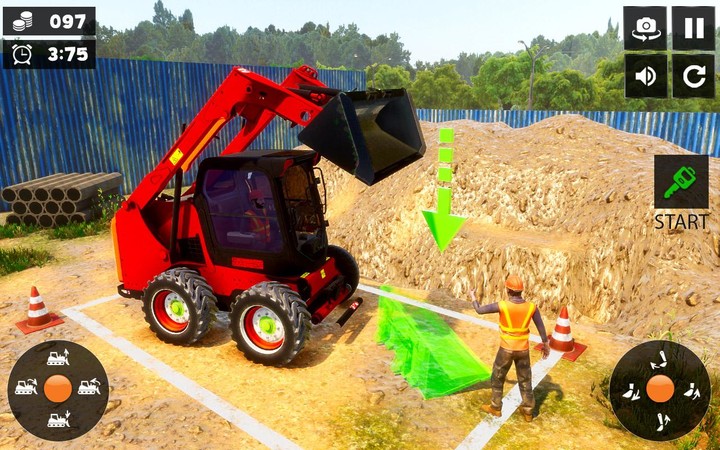 Construction Excavator Operate screenshot image 4_Androidswiki.net