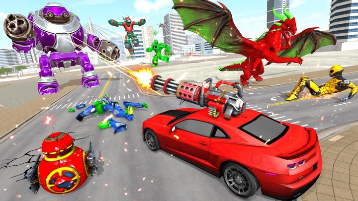 Mech Robot Car Transform Games screenshot image 9_Androidswiki.net
