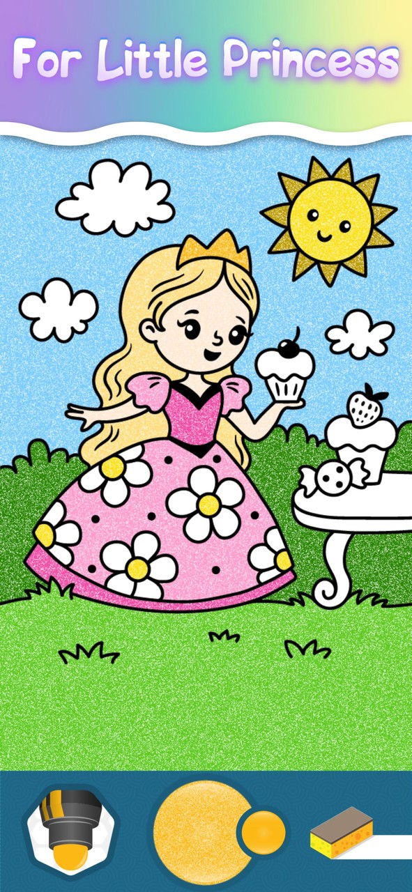 Princess coloring book pages screenshot image 1_Androidswiki.net