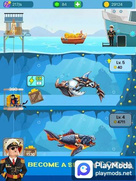 Sea Jurassic Tycoon<span>(No Ads)</span> screenshot image 5_Androidswiki.net