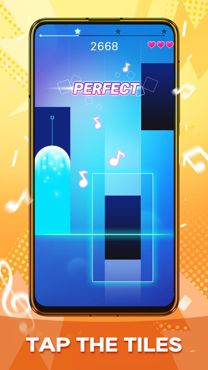 Piano Music Heart: Pop Tiles screenshot image 4_Androidswiki.net