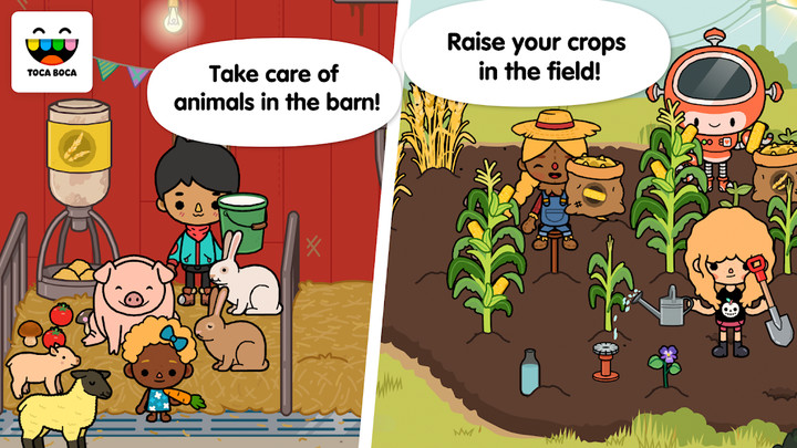 Toca Life: Farm<span>(Free download)</span> screenshot image 2_Androidswiki.net
