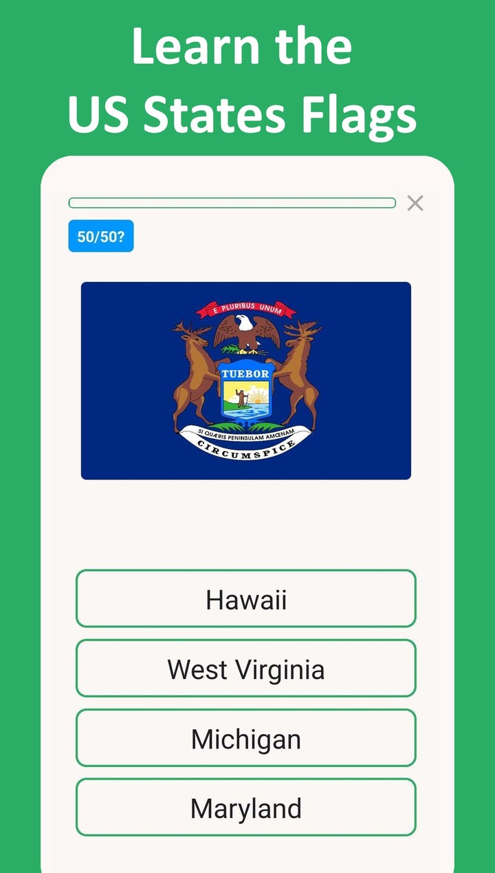 50 States: US Maps, Capitals screenshot image 3_Popularmodapk.com