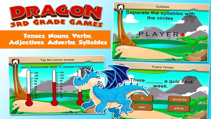 3rd Grade Dragon Kids Games screenshot image 4_Androidswiki.net