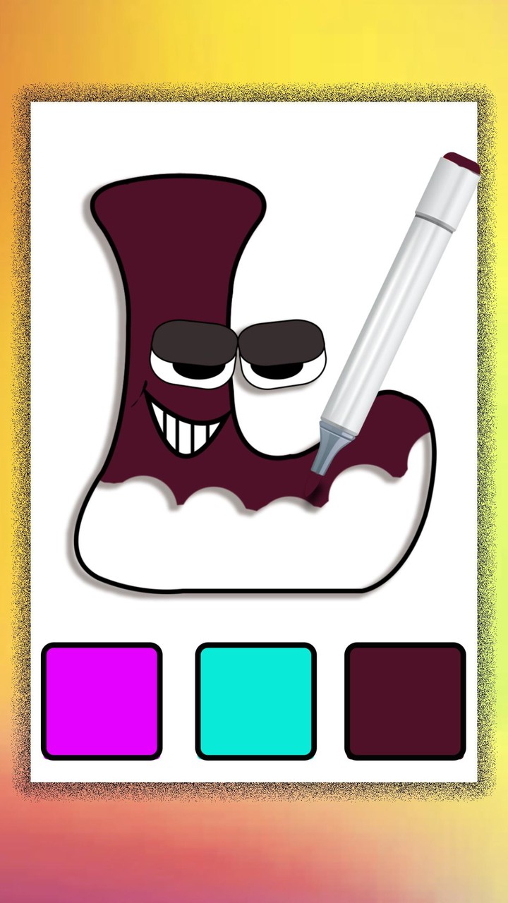 Alphabet Lore Coloring Master screenshot image 5_Androidswiki.net
