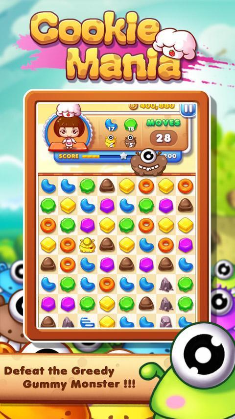 Cookie Mania - Match-3 Sweet G screenshot image 2_Androidswiki.net