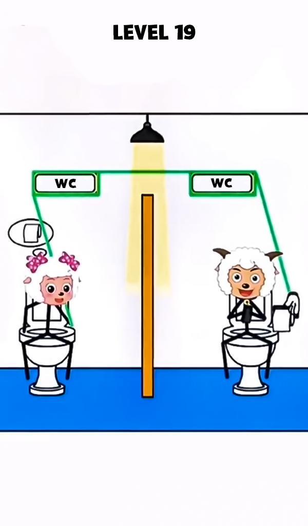 Toilet Rope Rescue: Pee Rush screenshot image 2_Androidswiki.net