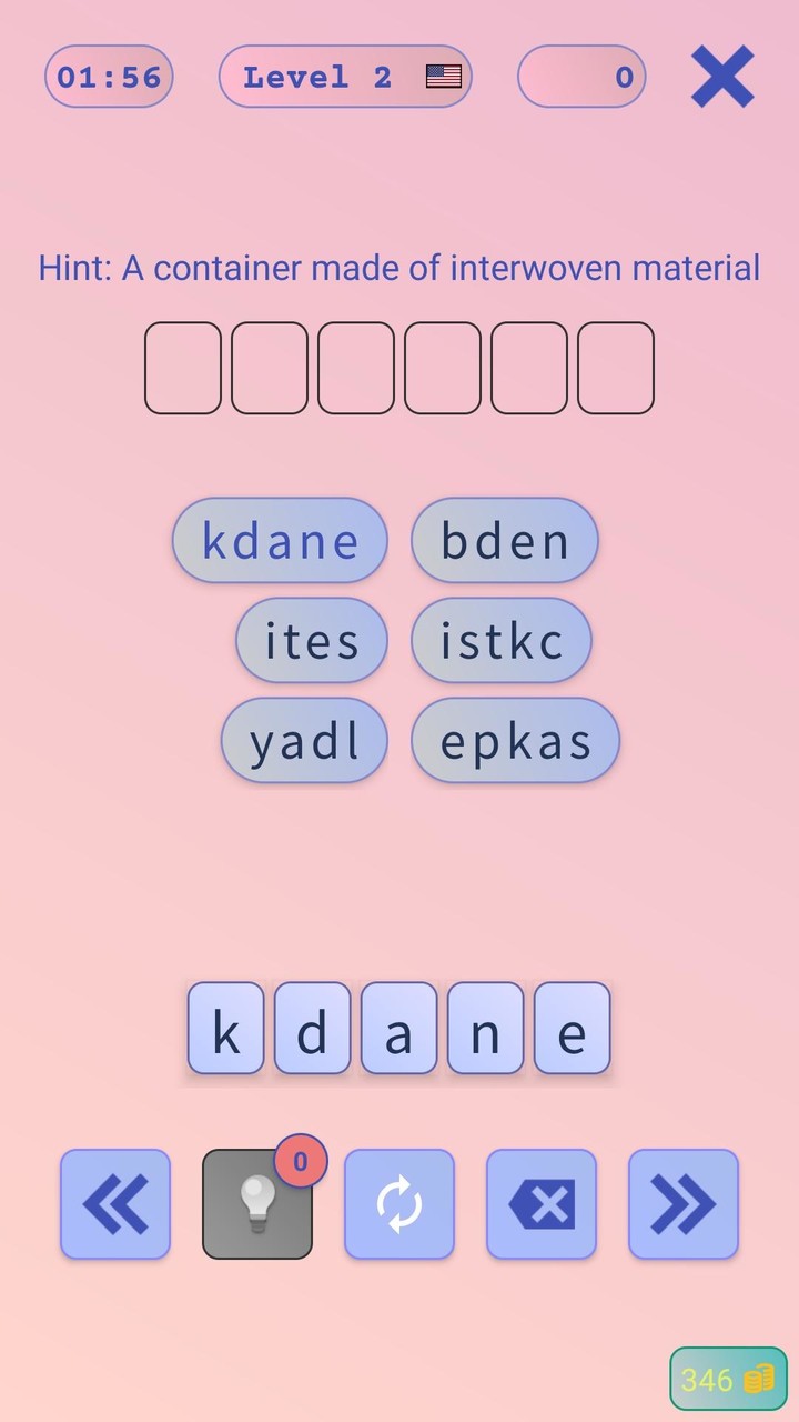 Anagram - Word Game screenshot image 1_Androidswiki.net