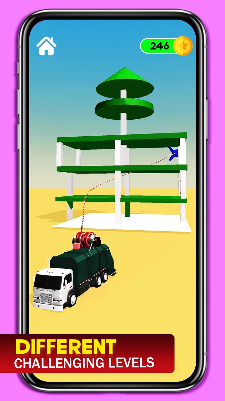 Rope Puller! Building Demolish screenshot image 9_Androidswiki.net
