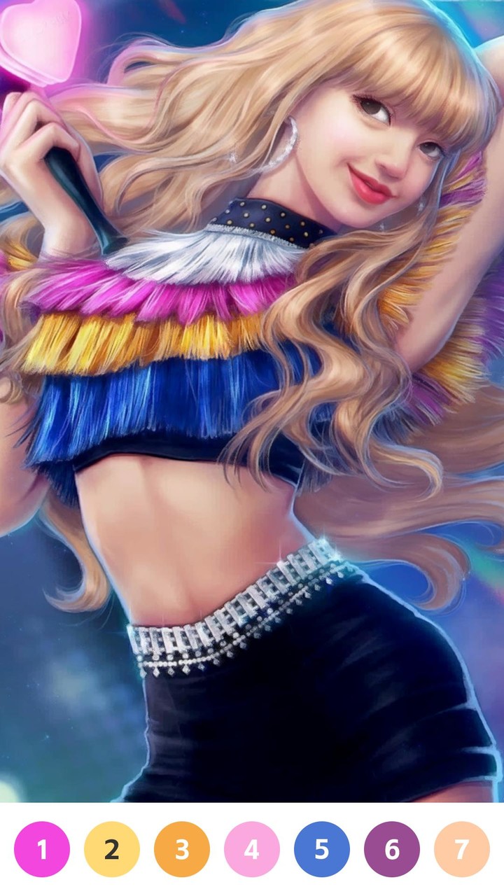 KPOP Paint by Number Coloring screenshot image 3_Androidswiki.net
