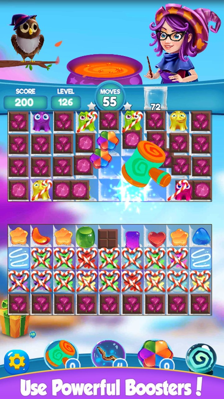 Jelly Witch: Match 3 Pop Candy screenshot image 3_Androidswiki.net