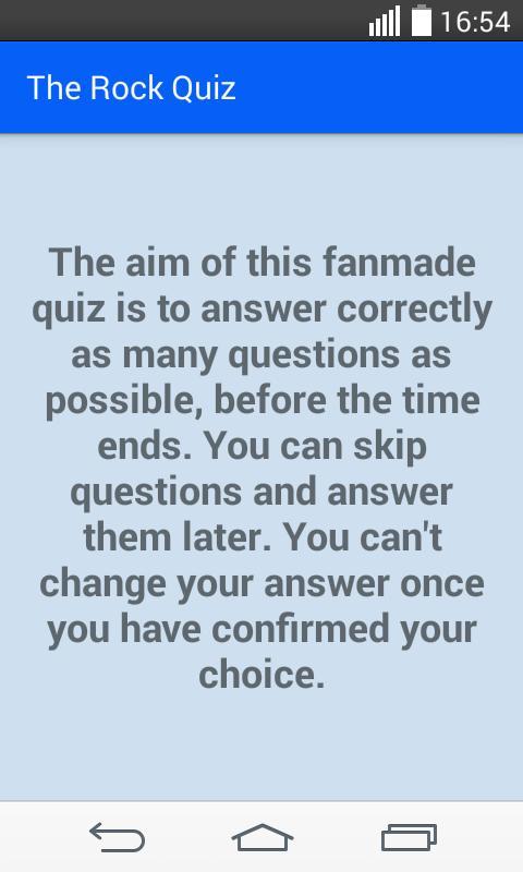 The Rock Quiz screenshot image 2_Androidswiki.net