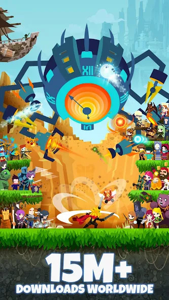 Retro Hero Mr Kim<span>(No Ads Free Rewards)</span> screenshot image 1_Androidswiki.net