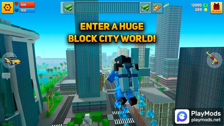 Block City Wars: Pixel Shooter with Battle Royale<span>(Endless bullets)</span> screenshot image 7_Androidswiki.net