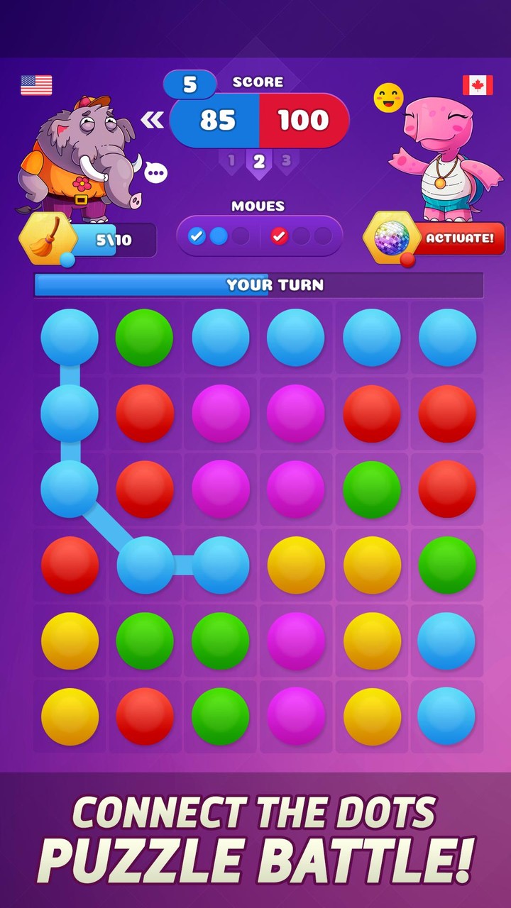 Dots Match PvP Battle screenshot image 5_Androidswiki.net
