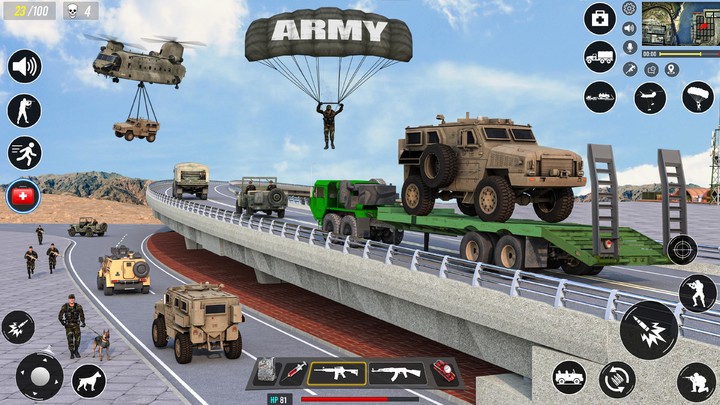 Car Transport Army Truck Game screenshot image 4_Androidswiki.net