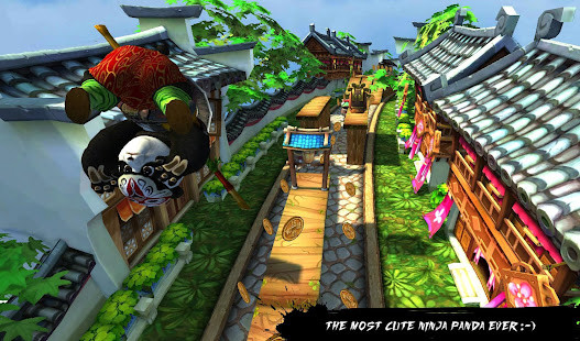Ninja Panda Dash<span>(Unlimited money)</span> screenshot image 1_Popularmodapk.com
