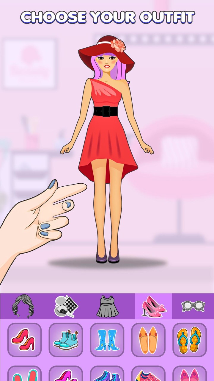 Vlinderen Doll Dress Up Games screenshot image 3_Androidswiki.net
