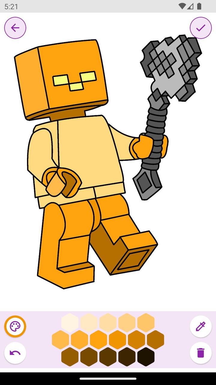 Coloring Pages for Minecraft screenshot image 3_Androidswiki.net