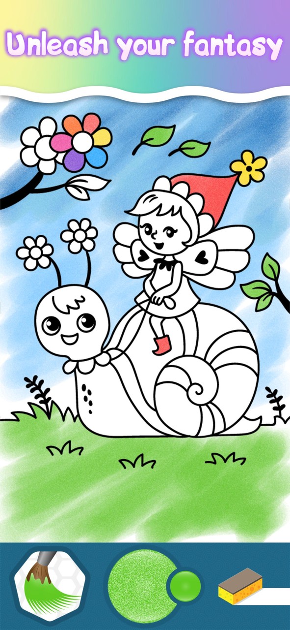Princess coloring book pages screenshot image 5_Androidswiki.net