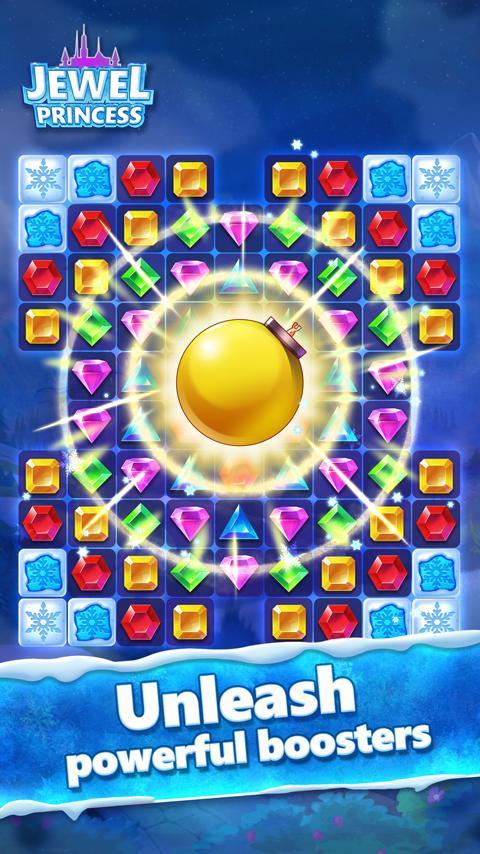 Jewel Princess - Match 3 Froze screenshot image 2_Androidswiki.net