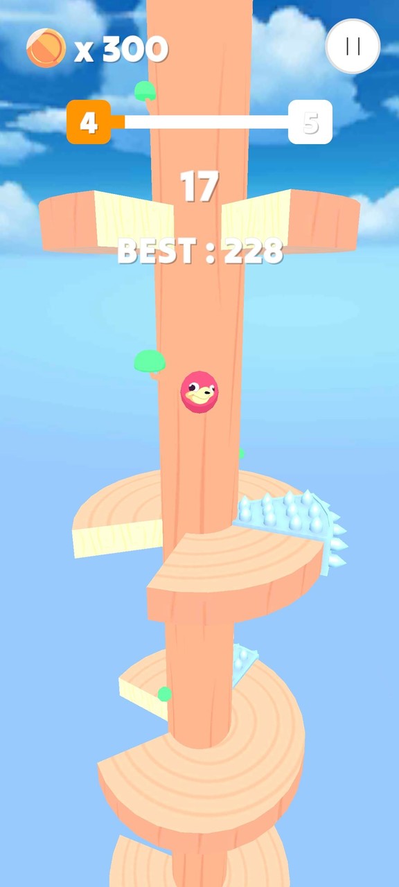 Sanic Ball : Helix Jump screenshot image 2_Androidswiki.net