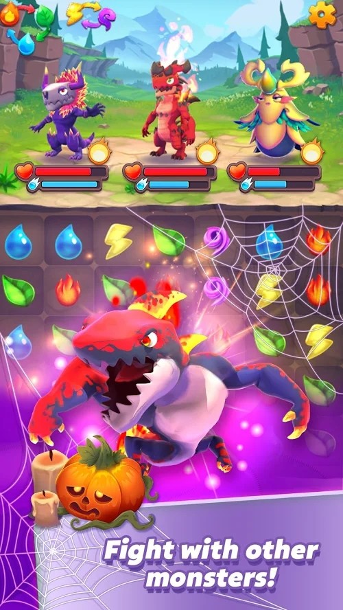 Monster Tales - Multiplayer Match 3 Puzzle Game(Mod Menu) screenshot image 7_Popularmodapk.com